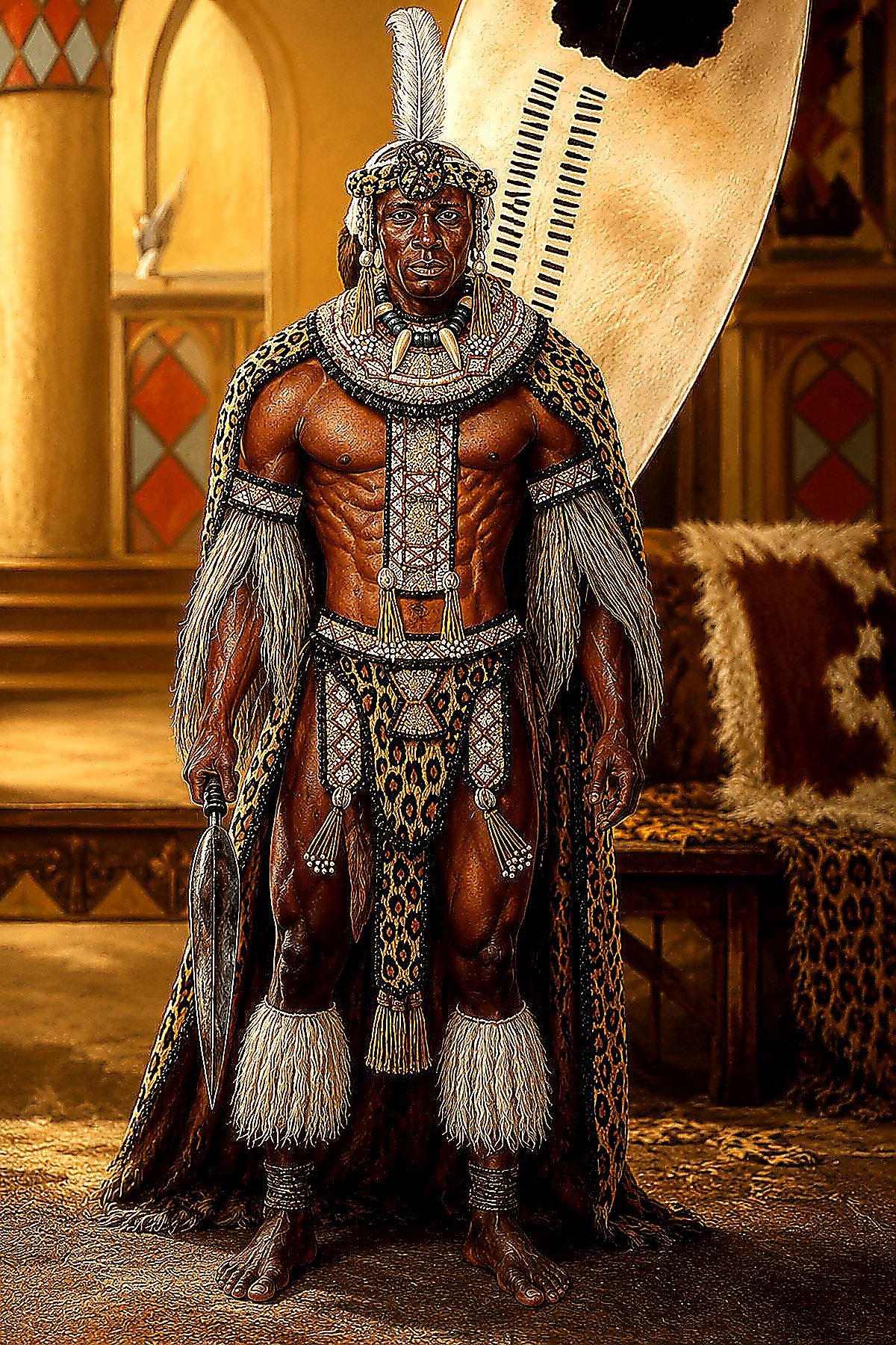 Shaka Zulu — roi guerrier Zulu 1787-1828